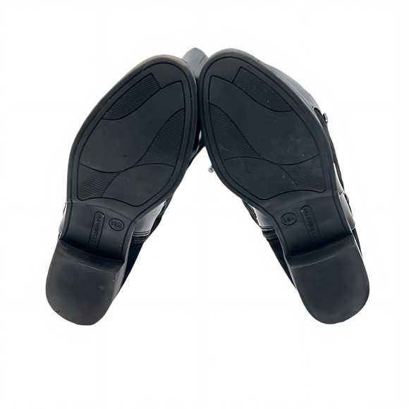 Liz Claiborne Dallas Black Knee High Tall Riding Boots Memory Foam Sz 9.5 Women - Picture 8 of 9